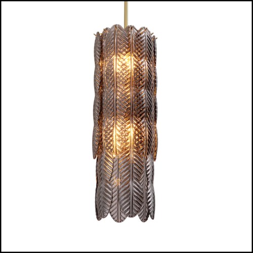 Lustre 24 - Sahure L - Lustre Sahure laiton - Pacific Compagnie.