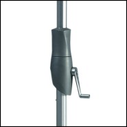 Parasol 86 - Alu Twist | Sunshade Alu Twist - Anodized Aluminium - Pacific Compagnie.