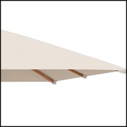 Parasol 86 - Piazzino | Sunshade Piazzino - Eucalyptus Wood - Pacific Compagnie.