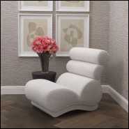 Chaise 24 - Congreso - Fauteuil Congreso blanc - Pacific Compagnie.