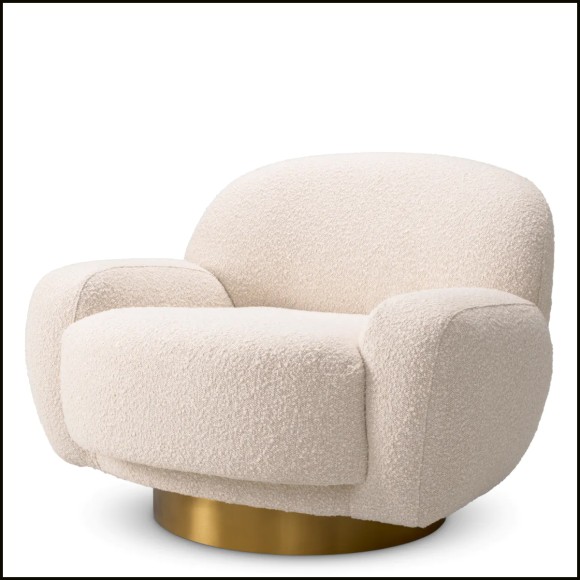 Fauteuil Pivotant 24 - Udine | Swivel Chair Udine - Eichholtz Chair - Pacific Compagnie.