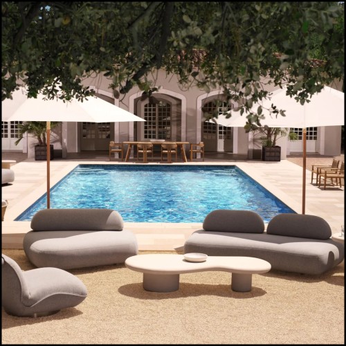 Canapé d'Extérieur 24 - Residenza Outdoor - Deux modules - Pacific Compagnie.
