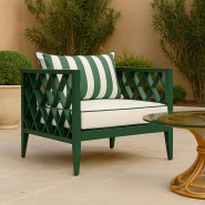 Fauteuil d'extérieur 24 - Ocean Club - Structure mate - Pacific Compagnie.