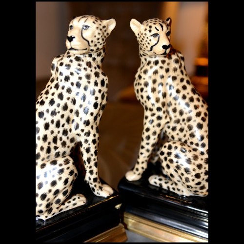 Serres - Livres 162-Cheetah - Bookends with a cheetah twist, fun and quirky - Pacific Compagnie.