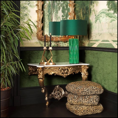 Console 24 - Rococo - Marbre blanc - Pacific Compagnie.