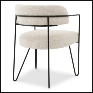 Chaise de salle à manger 24 - Giuseppe | Black Feet Dining Chair Giuseppe - Pacific Compagnie.
