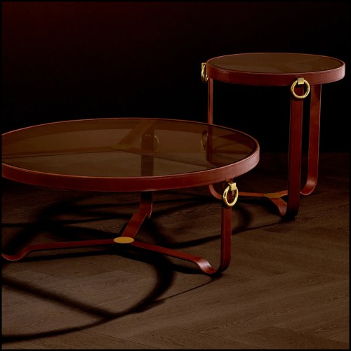 Table d'appoint 24 - Belgravia | Glass Top Side Table Belgravia - Pacific Compagnie.