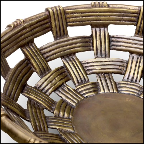 Bowl 24 - Arona | Vintage Brass Finish Bowl Arona - Pacific Compagnie.