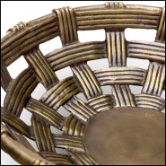 Bowl 24 - Arona | Vintage Brass Finish Bowl Arona - Pacific Compagnie.