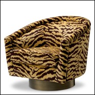 24 - 119426 | Upholstered Swivel Chair Caetene - Pacific Compagnie.