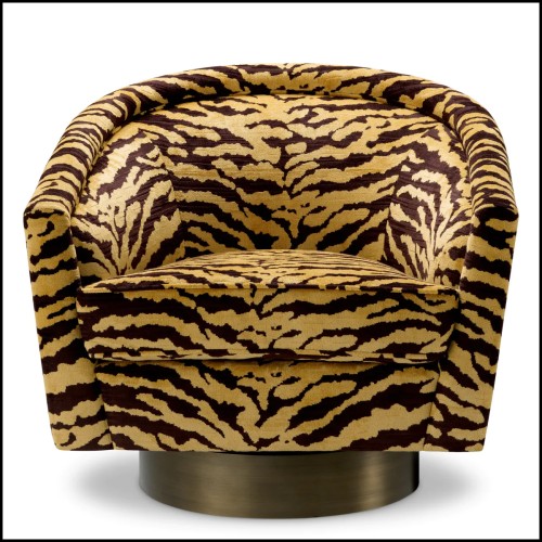 24 - 119426 | Caetene Swivel Chair Close Up - Pacific Compagnie.