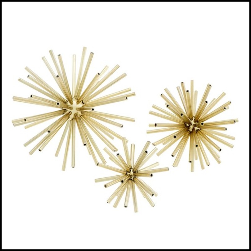 Set of 3 decoration objects 24- Meteor