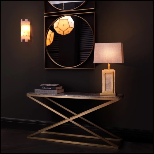 Console table 24 - Criss Cross - Console laiton Criss Cross - Pacific Compagnie.