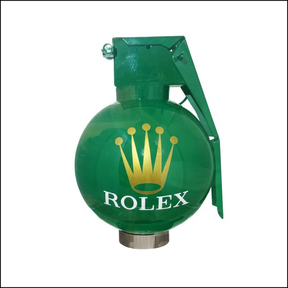 Sculpture PC - Grenade Rolex - Pull The Pin - Pacific Compagnie.