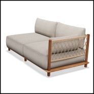 Canapé d'angle 45 - Salina Left - Contemporary Outdoor Lounge - Pacific Compagnie.