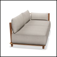 Canapé d'angle 45 - Salina Left - Outdoor Wicker Salina Sofa - Pacific Compagnie.