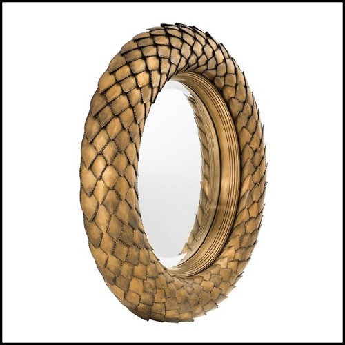 Miroir 24 - Palms - Forme rectangulaire - Pacific Compagnie.