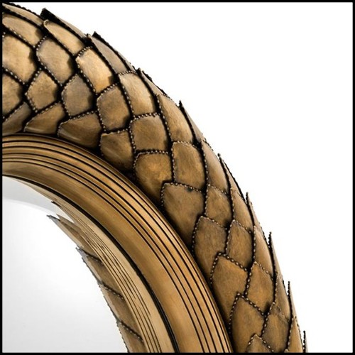 Miroir 24 - Palms - Cadre original - Pacific Compagnie.