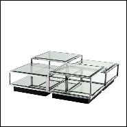 Tables basses 24 - Tortona Steel - Compact and stylish coffee table set for small spaces - Pacific Compagnie.