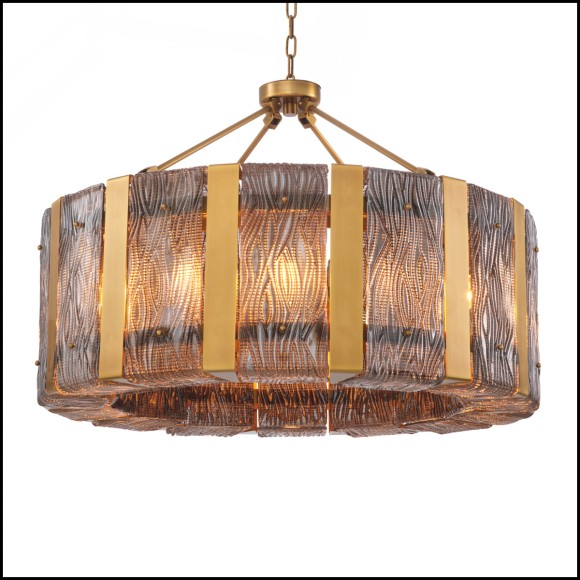 Chandelier Elysian 24- Pacific Compagnie - Brass