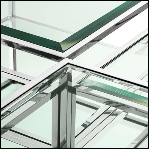 Set of 4 Coffee Tables Tortona