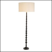 Arabella floor lamp from Eichholtz in vintage brass finish 24-Pacific Compagnie