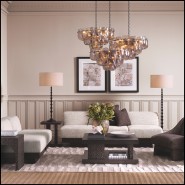 Lampadaire Arabella de la marque Eichholtz en finition laiton vintage - Pacific Compagnie