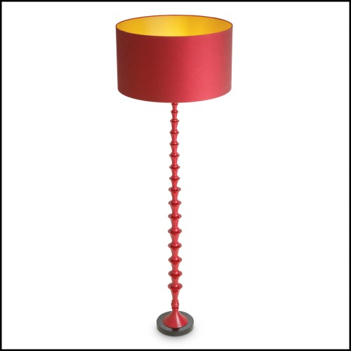 Lampadaire Arabella de la marque Eichholtz en finition laiton vintage - Pacific Compagnie