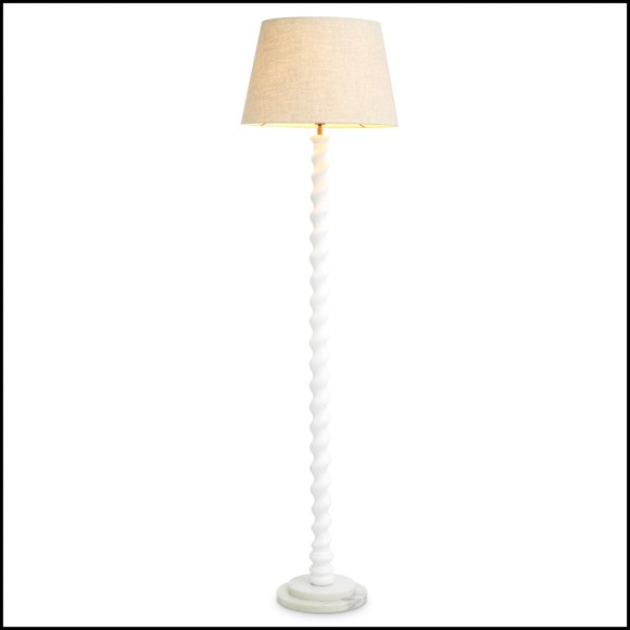 Massimo floor lamp from Eichholtz in vintage brass finish 24-Pacific Compagnie