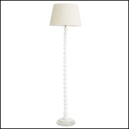 Lampadaire Massimo de la marque Eichholtz en finition marbre- Pacific Compagnie