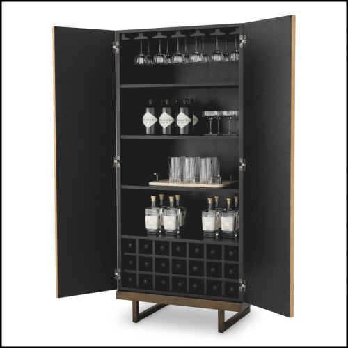 Cabinet Bar Wexford - 24 Pacific Compagnie Placage d’eucalyptus