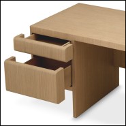 Bureau 24 - Colston | Desk Colston - Oak veneer desk - Pacific Compagnie.