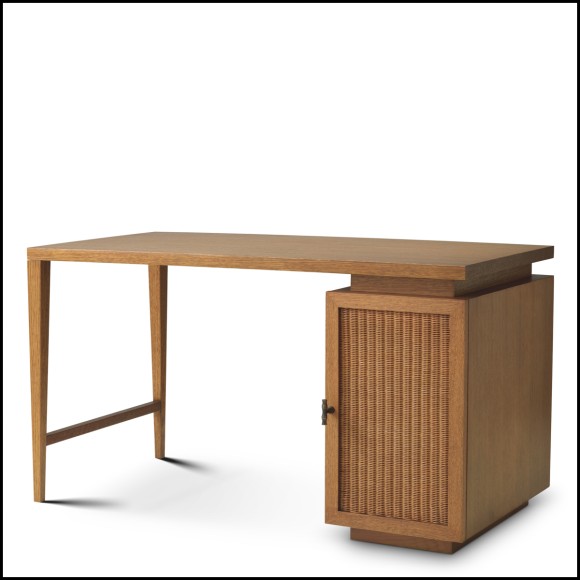 Bureau 24 - Borchard | Desk Borchard - Rattan desk - Pacific Compagnie.