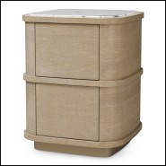 Table de Nuit 24 - Cabana S | Nightstand Cabana - Marble nightstand - Pacific Compagnie.