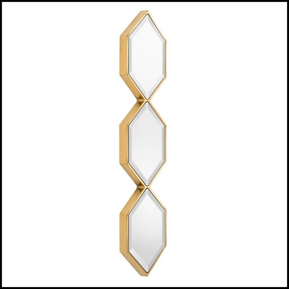 Miroir 24 - Saronno Gold - Petit format - Pacific Compagnie.