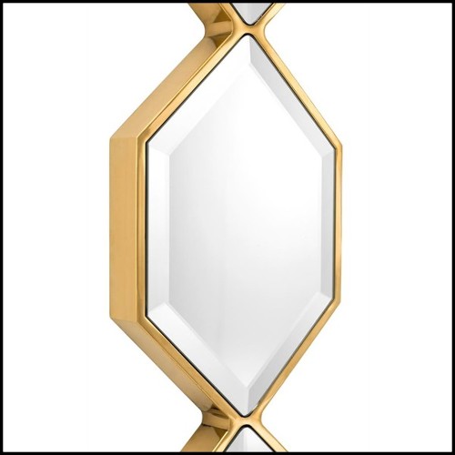 Miroir 24 - Saronno Gold - Décoratif mural - Pacific Compagnie.