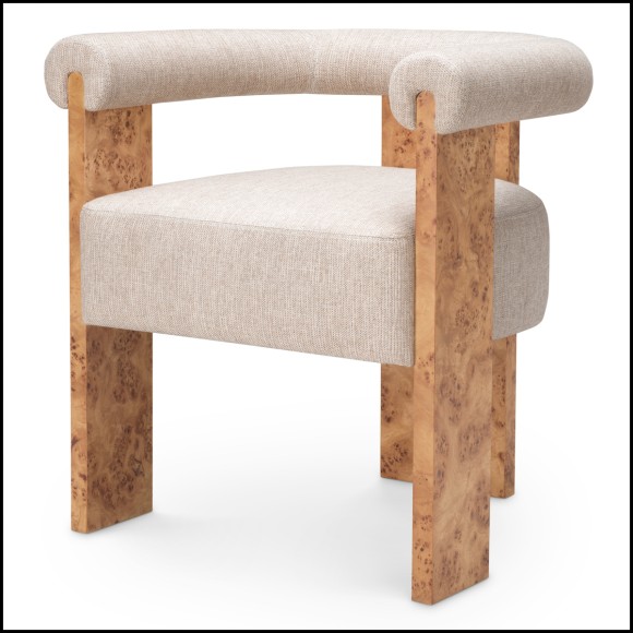 Dining chair 24 - Percy - Wood - Pacific Compagnie.