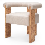 Dining chair 24 - Percy - Wood - Pacific Compagnie.