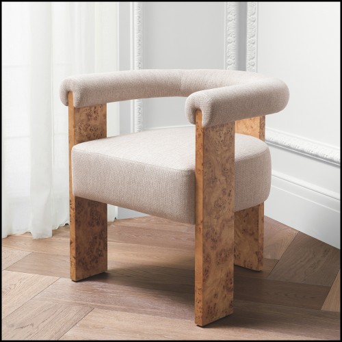 Dining chair 24 - Percy - Wood - Pacific Compagnie.
