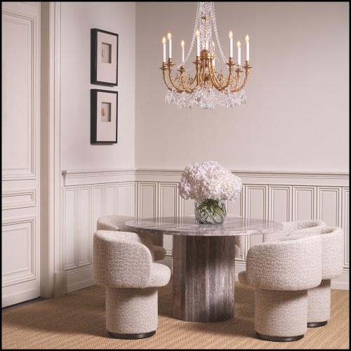 Chaise 24 - Marly | Dining Chair Marly - Swivel base chair - Pacific Compagnie.