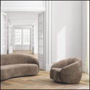 Chaise Pivotante 24 - Amore - Base bois noir - Pacific Compagnie.