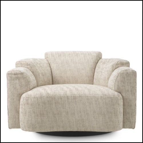 Chaise Pivotante 24 - Amore - Base bois noir - Pacific Compagnie.