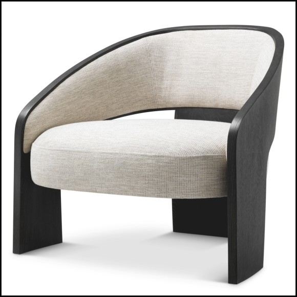 24 - Zephira - Fauteuil design gris - Pacific Compagnie.
