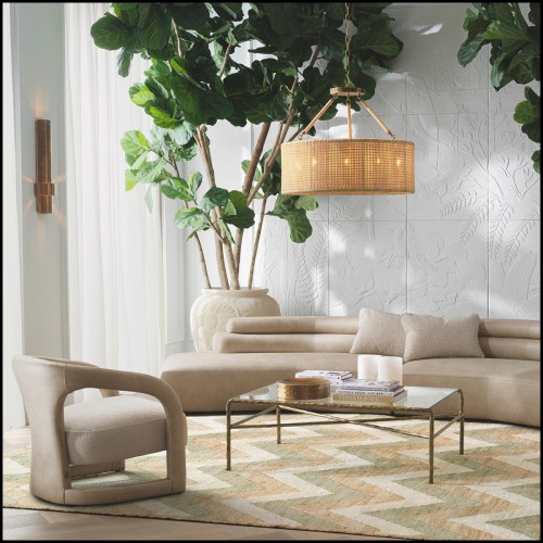 Fauteuil 24 - Voletta | Armchair Voletta - Eichholtz leather armchair - Pacific Compagnie.