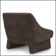 24 - Valore - Fauteuil Eichholtz brun - Pacific Compagnie.