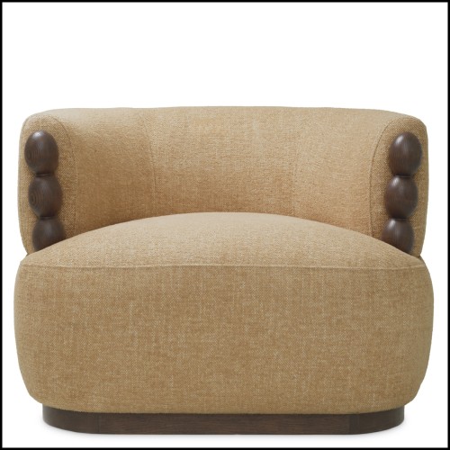 Fauteuil 24 - Grimaud | Armchair Grimaud - Ebony finish Grimaud - Pacific Compagnie.