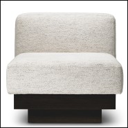 Fauteuil 24 - Bastion | Armchair Bastion - White accents - Pacific Compagnie.