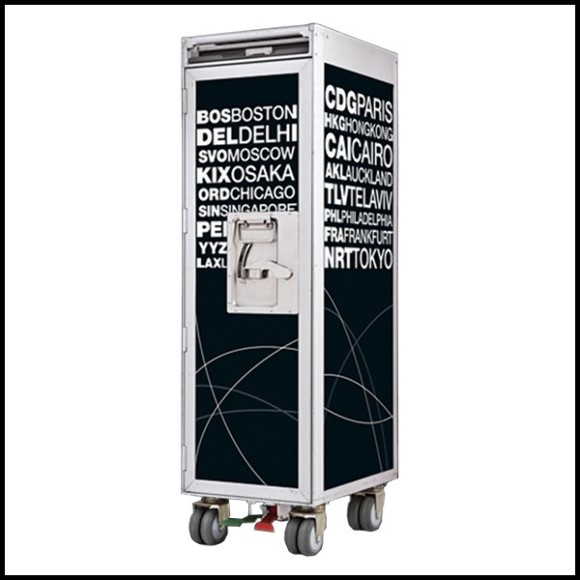 Chariot Bar 159 - Airport - Acier inoxydable - Pacific Compagnie.