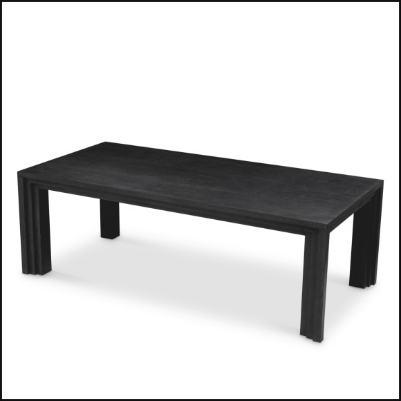 Table de repas 24 - Metropolitan - Plateau travertin - Pacific Compagnie.