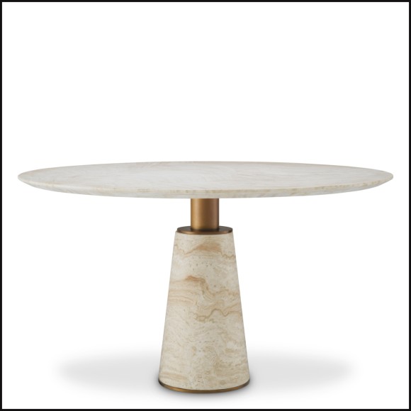 Table de Repas 24 - Genova - Eichholtz, plateau bois - Pacific Compagnie.